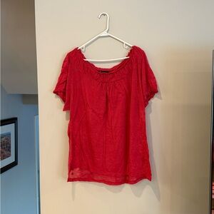 3X INC International Concepts Pink Top